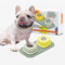 MEWOOFUN Hundeknöpfe Trainingsklicker mit Sprachaufzeichnung für das Hundetraining mit Matte und DIY-Aufklebern – Haustier-Befehlssummer für Hunde und Katzen (2 Pack)