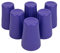 Buzztrove Unbreakable Reusable Plastic Cups Durable Plastic Drinking Cups Tumblers Set for Kitchen Outdoor Parties Picnics BBQ’s Travel Dishwasher & Microwave Safe (Set of 6) (300ml, Purple)