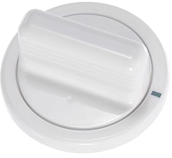 sourcing map 1 Pcs Timer Control Knob WE01X10160 White Dryer Knob Washer Replacement Part