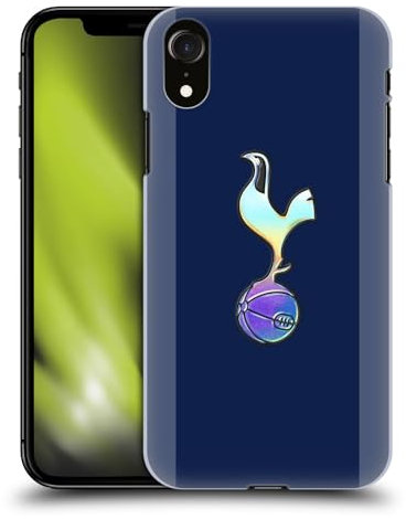 Head Case Designs Officially Licensed Tottenham Hotspur F.C. Dark Blue and Purple 2023/24 Badge Hard Back Case Compatible With Apple iPhone XR