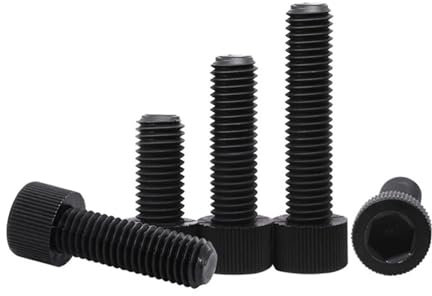 Yjin store Boulon À Vis À Tête Hexagonale En Nylon Noir M10, Boulons À Vis En Plastique (Color : 30mm, Size : M10 (5pcs))