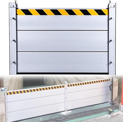 Hochwasserschutz Barriere Kellerfenster,Hochwasserschutz Dammbalkensystem,Einfach Zu Bedienen,Geeignet FüR Garageneinfahrten,DurchgäNge,StraßEn Usw(150cm*60cm)