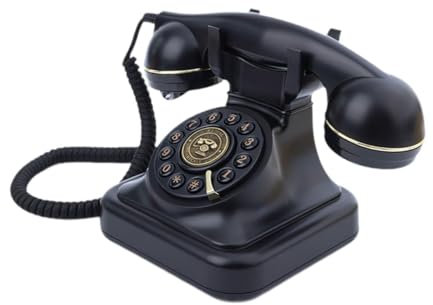 Generic Audio-Gästebuch, Hochzeit Telefon, Retro-Tonbandgerät, Audio-Geschenk für Versammlungen, Hochzeiten, Geburtstage, Geständnisse, Ruhestandsfeier-Dekoration, Schwarz