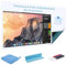 Warasee Projektion Whiteboard Magnetisch Folie, 120 x 250cm Magnetfolie Selbstklebend Stark, Magnettafel Kann Projizieren und Schreiben, für Büro, Klassenzimmer und Zuhause, Mit Marker und Radierer