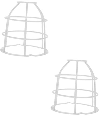 ULTECHNOVO 2stücke Detektor Schutzabdeckung Aus Dekorative Halterung Für Rauchwarnmelder Einfache Montage Modernes Design Optimaler Schutz Für Sicherheitsgeräte Für Zuhause Und