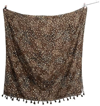 WENH Gold glänzender Punkt Indien Blumenquaste Viskose Schal Damen Qualität Hijab 180 * 90Cm(7)