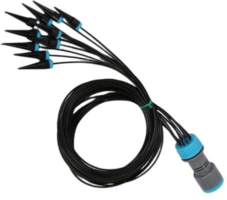 ohodhmnu Sistemi di irrigazione a goccia Soluzione multipla di irrigazione delle piante con 10 emettitori per casa, giardino, balcone, ufficio, pianta in vaso