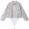 HXYhydrypd Fecht-Lame, Fecht-Elektrosäbeljacke, Nicht Waschbare Elektrozaun-Metalljacke, Metallweste – Unisex-Fechtuniform(46#)