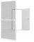 Ollewiellan Zanzariera per porta con telaio, 120 x 210 cm, zanzariera per porta, balcone, zanzariera con tessuto in fibra di vetro come kit fai da te, zanzariera per terrazza, colore bianco