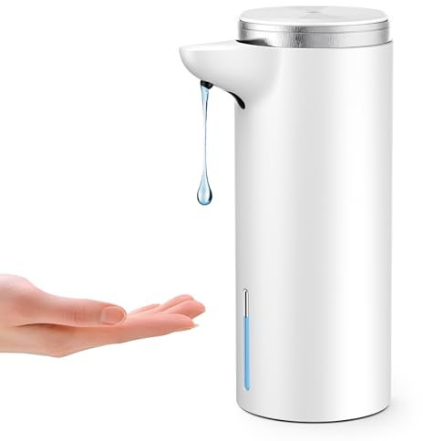 Seawah - Automatic Touchless Soap Dispenser (Updated Automatic and Manual Mode) - IPX7 Waterproof, Adjustable Volume for Thick and Thin Liquids, Soap Dispenser
