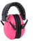 DOMIRA Ear Defenders – Noise Cancelling Ear Muffs For Adults & Kids – Hearing Protection, Shooting Ear Defenders, Autism Headphones, Soundproof Ear Muffs For Sleeping, Work & Travel (Pink)