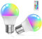 Lamptobe 3W Lámparas LED Edison Multicolores RegulablesDe Con Control Remoto,G45 E27 Bombillas Colores RGBW LED Bombilla Cambio de Color Edison,RGB + Blanco Cálido(Pack de 2)