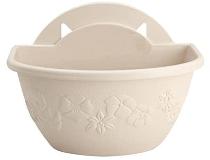 ibasenice 1 Maceta Semicircular para Colgar En La Pared Cesta Colgante para Plantas De Exterior Maceta para Interior Maceta para Plantas De Interior Soporte para Plantas De Exterior