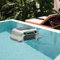 HCAUYNN Pulitore A Skimmer Galleggiante per Piscine Fuori Terra/Interrate, Aspirapolvere Automatico per Piscine con Ricarica, con Cestino da 10 Litri