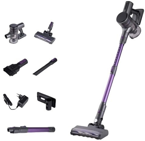 oryzom Aspirateur Balai S12 Pro – Moteur Ultra-Puissant 100 000 TR/Min pour Une Performance exceptionnelle détection Automatique de la poussière et jusqu'à 55 Minutes d'autonomie