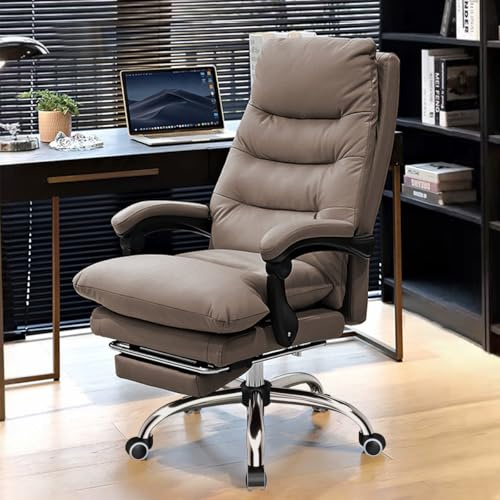 XUEGW Bürostuhl mit Fußstütze · Gaming-Stuhl · Ergonomischer Executive-Bürostuhl · Computerstuhl mit hoher Rückenlehne