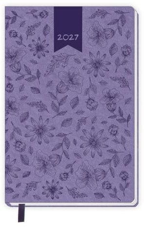 Trötsch Taschenkalender A7 Soft Touch Blumen 2027: Soft Touch Terminkalender