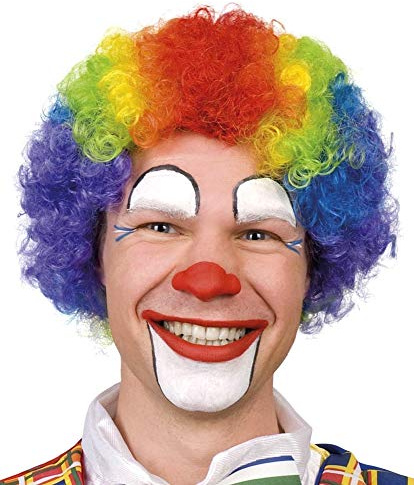 LoveLegis Clown Perücke% - Clown - Halloween - Karneval - Cosplay - Multicolor - Geschenkidee für Weihnachten und Geburtstag