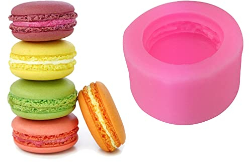 3D Macaron Silikon Form Für Fondant, Easy-topbuy Macaron Back Silikonform, Macaron Hamburger Backformen, 3D Stereo Macaron Stil Form, Cupcake Dekoration