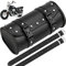 NAYU Universal Motorrad Werkzeugtasche wasserdichte Motorradtasche PU mit Riemen für Die Motorradaufbewahrung Hängende Tasche (Schwarz), JS21001
