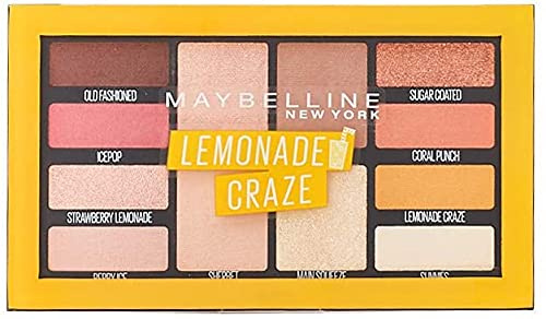 2 x Maybelline New York Lemonade Craze 12 Shades Eye Shadow Palette 12g