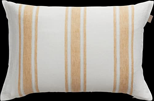 GANT Leinen Stripe Zierkissen Farbe Warm Yellow Größe 40x60