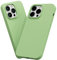 AKABEILA Case for iPhone SE 2022/SE 2020/8/7 Case 4.7 Inch Liquid Silicone Slim Silky Soft Touch TPU Shockproof Case Cover with Anti-Scratch Microfiber Lining Mint Green