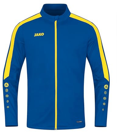 JAKO Kinder Polyesterjacke Power, Royal/Citro, 140