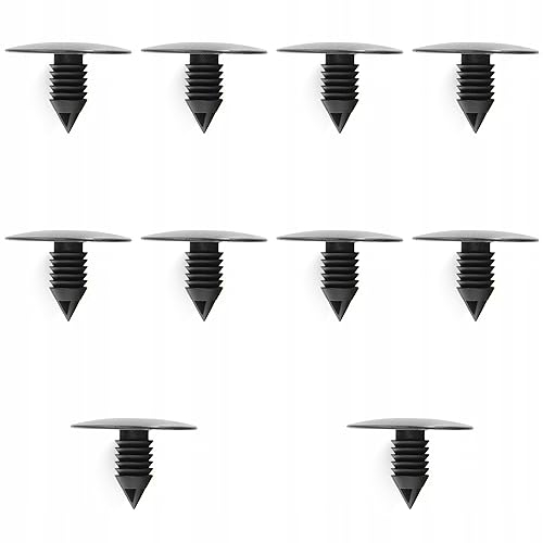 AWPARTS Lot de 10 clips de fixation pour voiture - Clips de fixation pour voiture - Compatible avec Renault Clio Express Kangoo Laguna Master Safrane Opel Movano