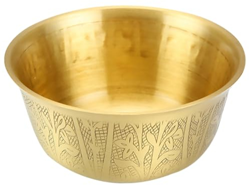 Garneck Ornement De Bol En Cuivre Bol D'offrande Bouddha Bol D'autel De Sorcières Décor Païen Fournitures Pour La Maison Gadgets De La Maison Décor En Laiton Bol Zen Petit Bol De Riz Doré