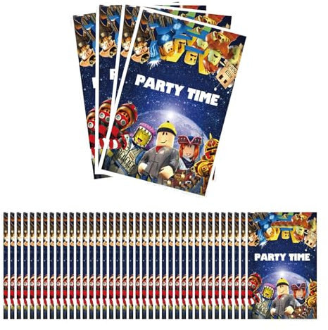 30 Pezzi Sacchetto Regalo con Manici per Compleanno Ragazzo, Sacchetto Dolci per Festa, Sacchetti Biscotti, Tema Cartone Animato per Accessori e Decorazioni Festa Compleanno.