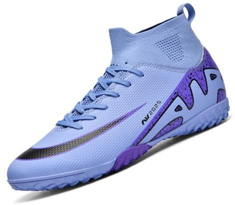 Football Boots Mens Outdoor Professional Football Boots Neutral Kickboxing Training Shoes Youth Football Shoes Children's Football Shoes for Artificial Turf AG Professional Match Shoes