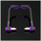 Paramano Coppia Di Paramani In Alluminio Per Moto Protezione Anticaduta Universale Per Paramani Da Motocross Paramani Moto(Viola)