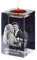 Portavelas con Foto De Cristal 3D Grabado Personalizado, Portavelas con Foto Personalizada, Regalo Conmemorativo For Personas En Duelo, Texto De Vela, Memoria Sentimental, Decoración De Mesa(5X5X6CM)