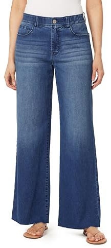 Angels Forever Young Damen Jeans 360 Sculpt Mid-Rise Wide Leg Jeans | 360 Sculpting Technology, Abs-schlank, 5 Taschen, mittelhohe Passform, figurbetonend, dehnbarer Denim