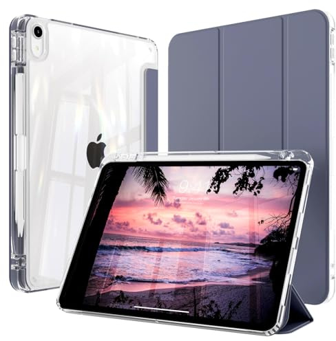 ZOPSGYU iPad (A16) 11th/ 10th Gen Case Clear, Anti-scratch, Purple