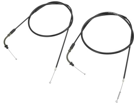 Partuto Throttle Control Cable 130cm 8831200 for Harley Sportster 02-14 | Throttle Control Cable, for Harley Sportster XL883 XL1200 2002-2014, Stainless Steel Plastic, 1 Set