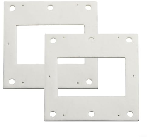 Keramikfaser-Dichtungs-Reinigungsset für Haas+Sohn Wärmetauscher Modelle 4.17, 5.17, 4.19, 5.19, 5.19, HSP1-2, 12 cm Breite, 0,5 cm Höhe, 2er-Pack Ersatz-Dichtungssatz