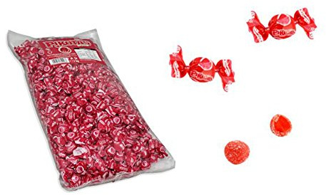 Lot de 2 kilos de Caramelos Pikotas Sabor Cerise, bonbons et cadeaux bon marché pour fête d'anniversaire, mariage, baptême, communion, événements