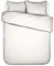 ESSENZA Bettwäsche Minte Weiß, 135x200 + 1x 80x80 cm - 100% Baumwollsatin 300TC - Uni
