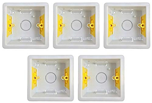 Appleby SB619 Dry Lining Fast Fix Box Single 1 Gang 32mm Deep (Pack of 5)