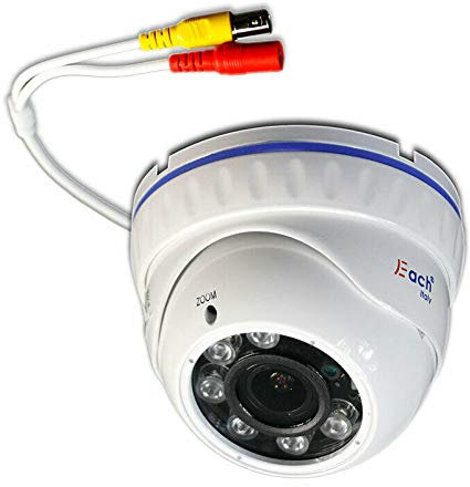 Vetrineinrete® Telecamera dome AHD full hd 2 mpx lente varifocale 2,8 12 mm 6 led array esterno ed interno focus e zoom regolabile camera di sorveglianza