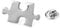 BRERA 67 - broches et pins pour femme en metal en forme de puzzle, broche femme vetement, broche homme pins, mini broche bijoux, pince decollete femme