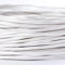 Câble d’alimentation textile - gaine extérieure en plastique - 10 m - 3 fils - 3 x 0,75 mm² - Avec conducteur de terre - Accessoire de lampe (10 m, blanc)