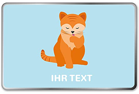 STEMPEL-FABRIK – personalisierte Metalldose eckig mit Namen – bedruckte Geschenkdose für Kinder – Keksdose mit Tiermotiv – Vorratsdose für Kekse, Plätzchen, Kaffee, Tee uvm.