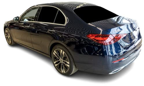 Solarplexius PKW Auto Sonnenschutz passgenau für Mercedes C Klasse Limousine W206 ab 2021 Scheiben-Tönung Keine Folie Komplettsatz