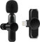 Microfono Lavalier Wireless per iPhone iPad, Electight Mini Plug-Play Portatile Microfono con Interfaccia Lightning, Riduzione del Rumore, per TikTok, YouTube, Registrazione Audio Video, Live Stream