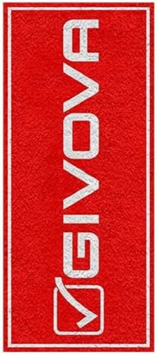 Givova Fitness Tuch Rot/Weiß Einheitsgröße
