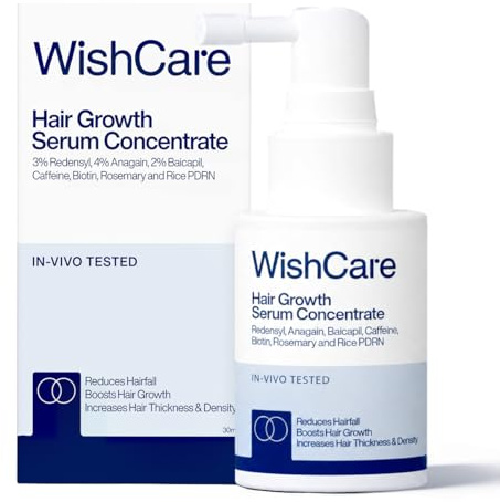 WishCare Haarwachstumsserum mit Rosmarin, Redensyl, Anagain, Baicapil, Koffein, Biotin