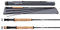 TFO PRO III 2,1 m 4 Stk. Fliegenrute - Schwarz, Moderat, Light, Medium, Kohlenstofffaser, Kork, EVA, Aluminium, SiC, Doppelfußig, Sweetspot, Fischlandung, Temple Fork Outfitters